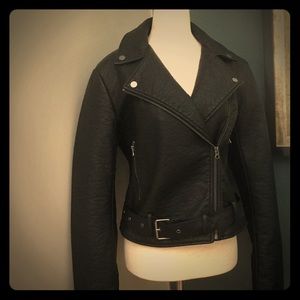 Victoria Secret Vegan Leather Moto Jacket
